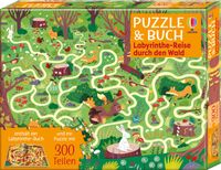 Puzzle & Buch: Labyrinthe-Reise durch den Wald