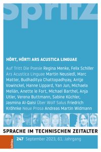 Hört, hört! Ars Acustica Linguae