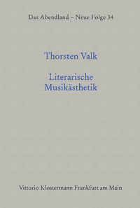 Literarische Musikästhetik