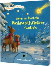 Mein Puste-Licht-Buch: Wenn im Dunkeln Weihnachtslichter funkeln