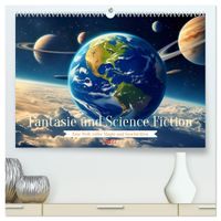 Fantasie und Science Fiction (hochwertiger Premium Wandkalender 2027 DIN A2 quer), Kunstdruck in Hochglanz