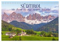 Südtirol – Von Bozen bis zum Pragser Wildsee (Tischkalender 2027 DIN A5 quer), CALVENDO Monatskalender