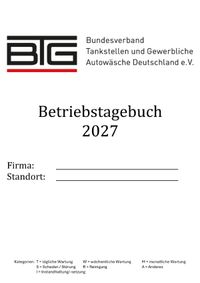 Betriebstagebuch / Betriebstagebuch 2027