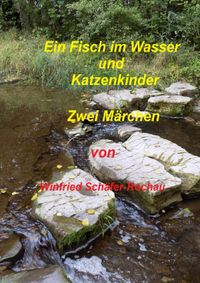 Ein Fisch im Wasser und Katzenkinder