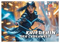 Kriegerin der Cyberwelt (Wandkalender 2027 DIN A4 quer), CALVENDO Monatskalender