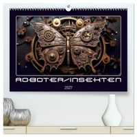 Roboterinsekten (hochwertiger Premium Wandkalender 2027 DIN A2 quer), Kunstdruck in Hochglanz