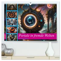 Portale in fremde Welten - Mystische Pforten (hochwertiger Premium Wandkalender 2027 DIN A2 quer), Kunstdruck in Hochglanz