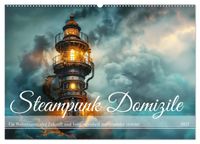 Steampunk Domizile (Wandkalender 2027 DIN A2 quer), CALVENDO Monatskalender