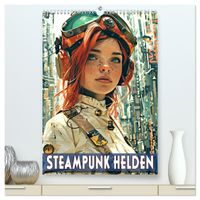 Steampunk Helden (hochwertiger Premium Wandkalender 2027 DIN A2 hoch), Kunstdruck in Hochglanz