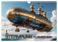 Steampunk Flugmaschinen (Wandkalender 2027 DIN A4 quer), CALVENDO Monatskalender