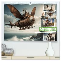 Steampunk - Die Welt der Leuchttürme (hochwertiger Premium Wandkalender 2027 DIN A2 quer), Kunstdruck in Hochglanz