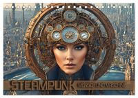 Steampunk - Mensch und Maschine (Tischkalender 2027 DIN A5 quer), CALVENDO Monatskalender