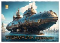 Steampunk Maschinenwelt (Wandkalender 2027 DIN A2 quer), CALVENDO Monatskalender