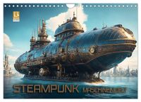 Steampunk Maschinenwelt (Wandkalender 2027 DIN A4 quer), CALVENDO Monatskalender