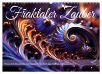 Fraktaler Zauber (Wandkalender 2027 DIN A2 quer), CALVENDO Monatskalender