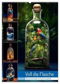 Voll die Flasche (Wandkalender 2027 DIN A2 hoch), CALVENDO Monatskalender