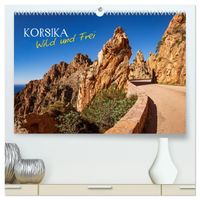 Korsika Wild und Frei (hochwertiger Premium Wandkalender 2027 DIN A2 quer), Kunstdruck in Hochglanz