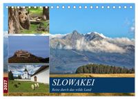 Slowakei - Reise durch das wilde Land (Tischkalender 2027 DIN A5 quer), CALVENDO Monatskalender