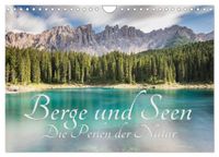 Berge und Seen - Die Perlen der Natur (Wandkalender 2027 DIN A4 quer), CALVENDO Monatskalender