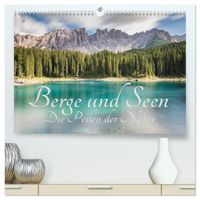 Berge und Seen - Die Perlen der Natur (hochwertiger Premium Wandkalender 2027 DIN A2 quer), Kunstdruck in Hochglanz