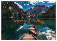 Dolomiten - Südtirol (Tischkalender 2027 DIN A5 quer), CALVENDO Monatskalender