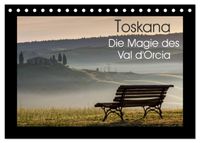 Toskana - Die Magie des Val d'Orcia (Tischkalender 2027 DIN A5 quer), CALVENDO Monatskalender