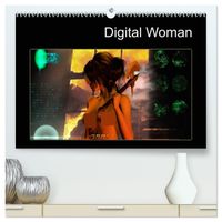Digital Woman (hochwertiger Premium Wandkalender 2027 DIN A2 quer), Kunstdruck in Hochglanz