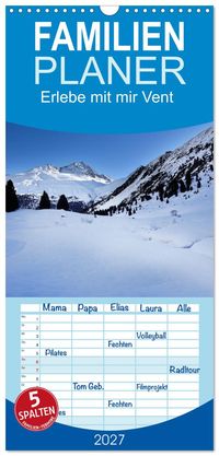 Familienplaner 2027 - Erlebe mit mir Vent mit 5 Spalten (Wandkalender, 21 x 45 cm) CALVENDO