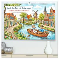 Durch das Jahr mit Kinderaugen (hochwertiger Premium Wandkalender 2027 DIN A2 quer), Kunstdruck in Hochglanz