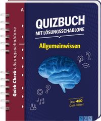Quizbuch mit Lösungsschablone Allgemeinwissen