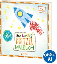 Mein buntes Kritzel-Malbuch (Rakete)