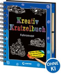 Kreativ-Kratzelbuch: Fahrzeuge