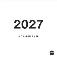 Black&White Monatsplaner zum Aufstellen 2027