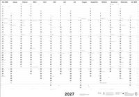 Black&White Mega-Posterplaner 2027