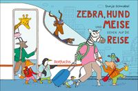 Zebra, Hund und Meise gehen auf die Reise. Eisenbahn-Leporello
