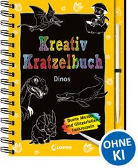Kreativ-Kratzelbuch: Dinos