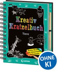 Kreativ-Kratzelbuch: Tiere