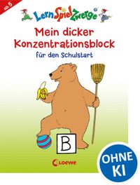 LernSpielZwerge - Mein dicker Konzentrationsblock für den Schulstart