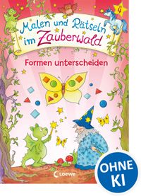 Malen und Rätseln im Zauberwald - Formen unterscheiden