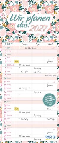 Familientimer Wir planen das! 2027