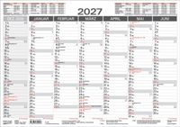 Tafelkalender A5 "Stabil" 2027
