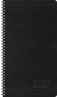 Taschenkalender Wochentimer Small Schwarz 2027