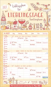 Familienplaner Lieblingspläne für Lieblingstage 2027
