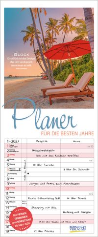 Planer für die besten Jahre 2027