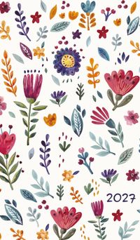 Taschenkalender Youngtimer Flowers 2027