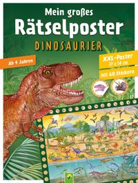 Mein großes Rätselposter Dinosaurier