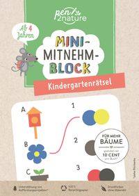 Mini-Mitnehm-Block Kindergartenrätsel