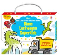 Kleine Kreativ-Werkstatt – Mein Ganz-einfach-Ausmalen-Koffer: Dinos, Lastwagen, Superkids