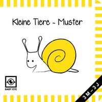 Kleine Tiere – Muster: Kontrastbuch für Babys · kontrastreiche Bilder angepasst an Babyaugen · Schwarz Weiß Primärfarben Buch für Neugeborene · Mein erstes Bilderbuch · Montessori Buch
