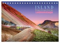 Island, Landmannalaugar: Regenbogenberge (Tischkalender 2026 DIN A5 quer), CALVENDO Monatskalender
